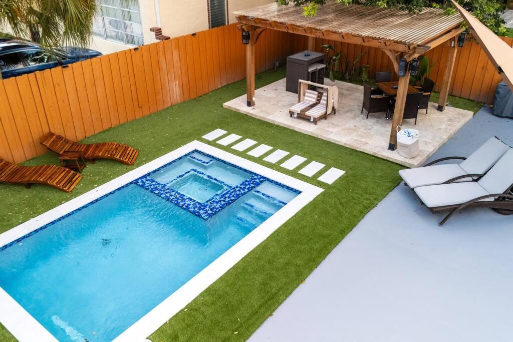 Luxury Retreat 3B ,2Ba Pool , Coral Gables Center Villa Miami Dış mekan fotoğraf